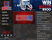 Tablet Screenshot of fraudulentfilms.com